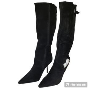Women's Black Boots Size 8 New 4"Heels
